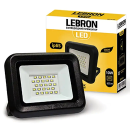 Прожектор LED Lebron 10W 6000К 17-07-10