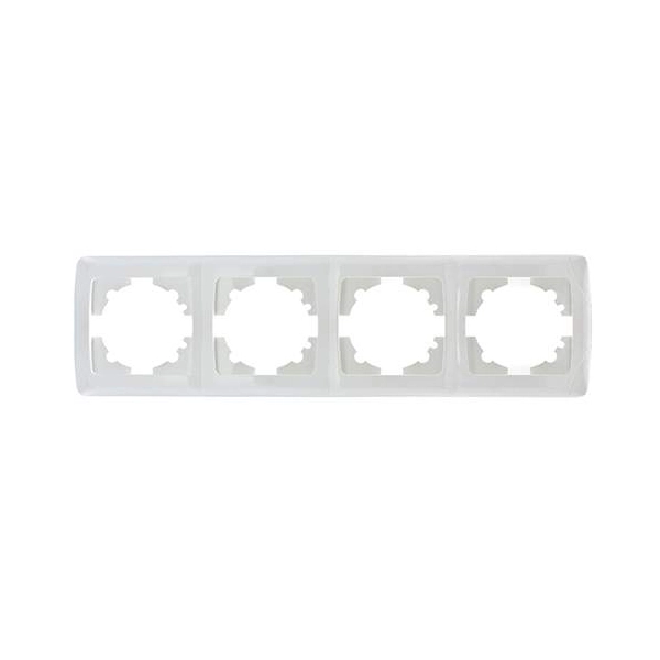 Рамка ViKO Carmen 4-на горизонтальна біла 90571104