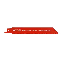 Полотно по дереву і металу до шаблевої пили Yato 150мм YT-33930
