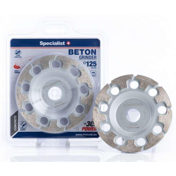 Алмазна чашка Specalist+Beton 125мм 37-001