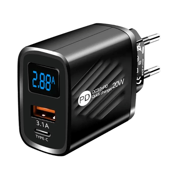 МЗП AR-893 QC3.0 чорний 41831