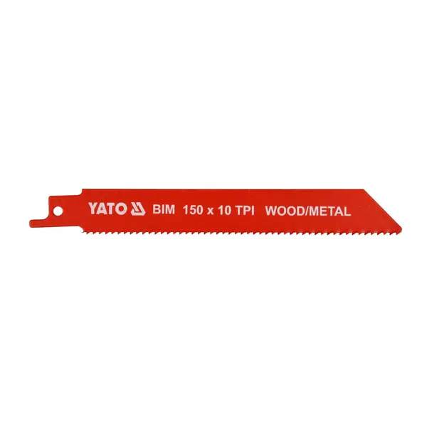 Полотно по дереву і металу до шаблевої пили Yato 150мм YT-33930