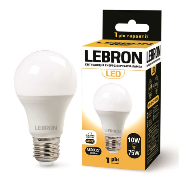 Лампа LED Lebron L-A60  LED E27 10W 11-11-32-2
