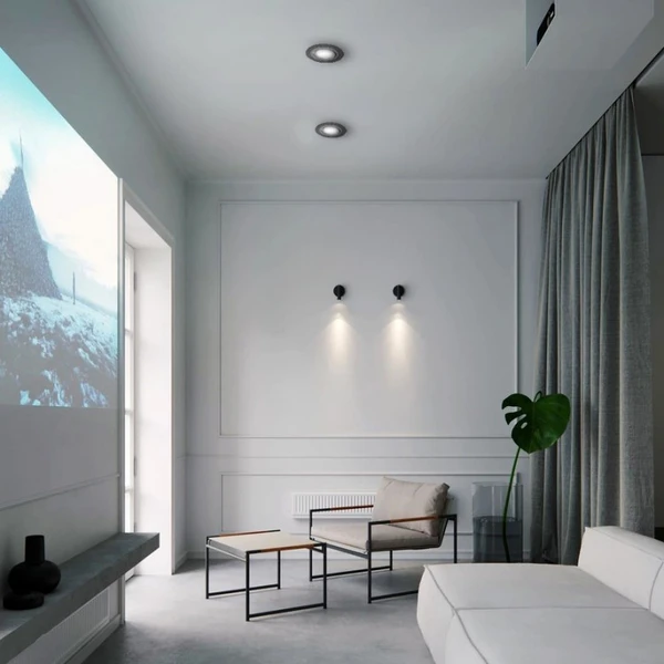 Світильник точковий Feron DL6210 MR16 чорний поворотний 7232