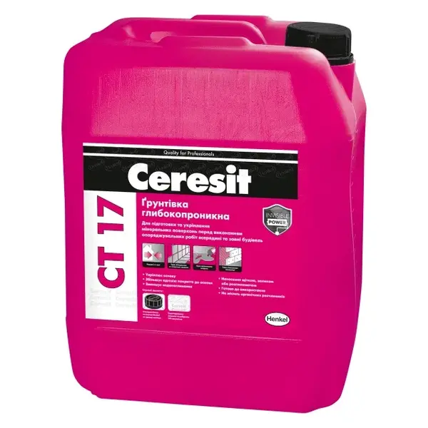 Грунт Ceresit СТ-17 5л 10102002