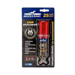 Клей епоксидний Mustang шприц 28г MG27