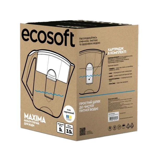 Фільтр-глечик Ecosoft Maxima FMVMAXIMAWECO