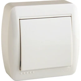 Вимикач Lezard 1кл.накладний білий 711-0200-100