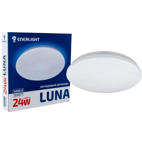 Світильник стельовий LED Enerlight Luna 24Вт 400К LUNA24SMD80N