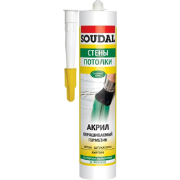 Герметик акриловий Soudal тік 280мл