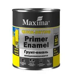 Грунт-емаль Maxima швидковисихаюча помаранчева 0,75л