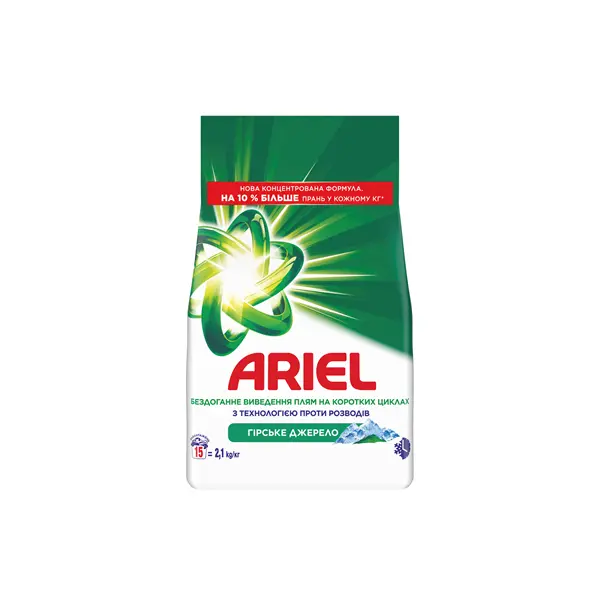 Аква-пудра Ariel Джерело автомат 2,1кг 260574