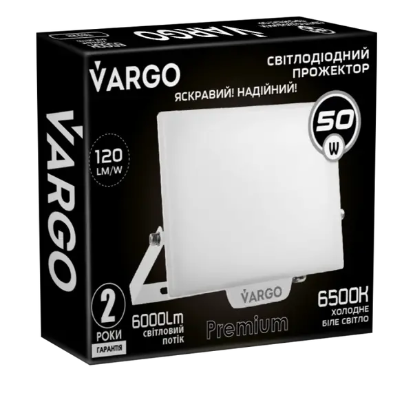 Прожектор LED VARGO PREMIUM 50W 6500К 118922