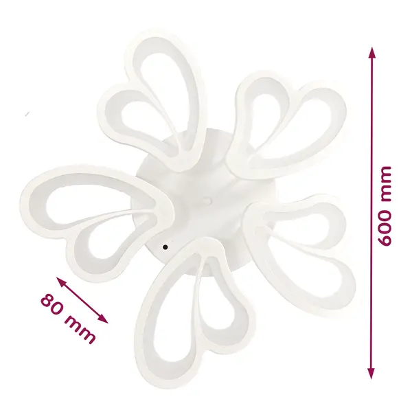 Світильник Velmax V-CL-Windflower-5Wh 70W 23-43-22
