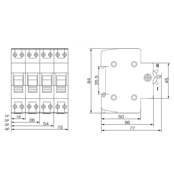 Перемикач 3-х позиційний CNC 