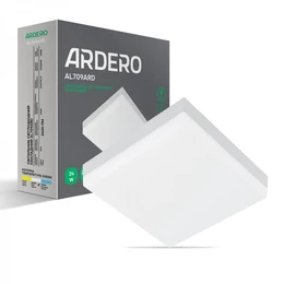 Світильник Ardero AL709ARD 24W квадрат накладний 2400Lm 5000K 7816
