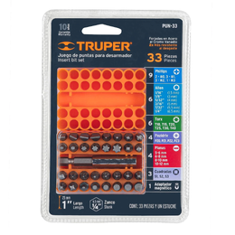 Набір біт Truper 33шт PUN-33