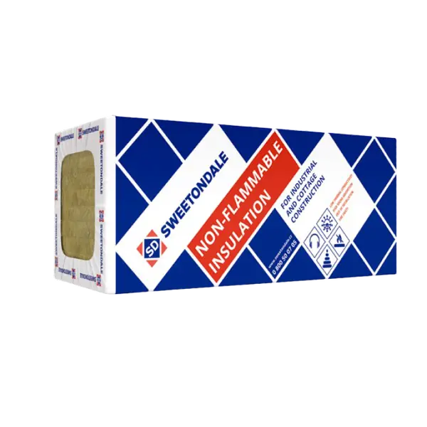 Мінеральна вата фасад Ефект 135кг/м.куб.100х600х1200мм (1,44м.кв.) 98870754