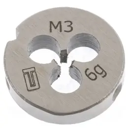 Плашка М3х0,5мм 9 ХС 17136