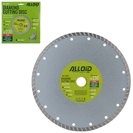 Алмазний диск Alloid турбо 230мм DS-7230T(25)