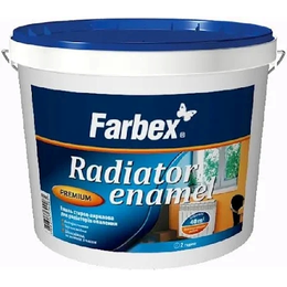 Емаль акрилова для радіаторів Farbex 0,3кг