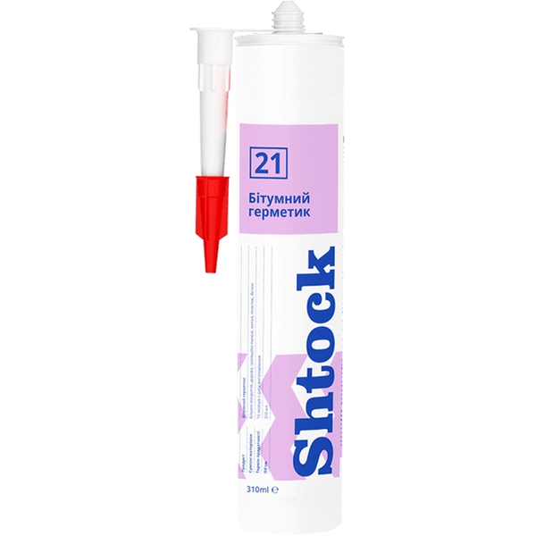 Герметик бітумний Shtock 310мл 10611107