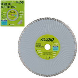 Алмазний диск Alloid турбо Wave 230мм DS-7230TW(25)