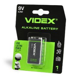 Батарейка крона Videx 6LR61/9V 23235