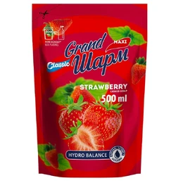 Рідке мило Grand Шарм Strawberry 500мл дой-пак