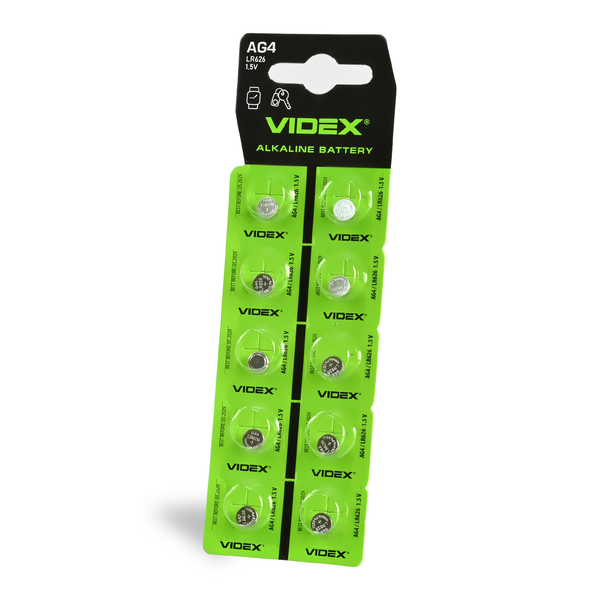 Батарейка Videx АG4/LR626 23267