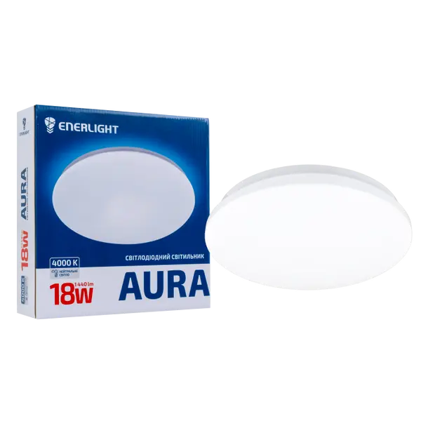 Світильник стельовий LED Enerlight Aura 18Вт 400К AURA18SMD80N