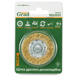 Щітка для дрилі Grad дротяна диcкоподібна 50мм 9032055