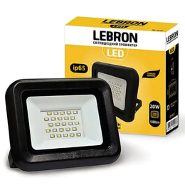 Прожектор LED Lebron 20W 6000К 17-07-20