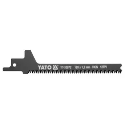 Полотно по дереву і металу до шаблевої пили Yato 120мм YT-33972