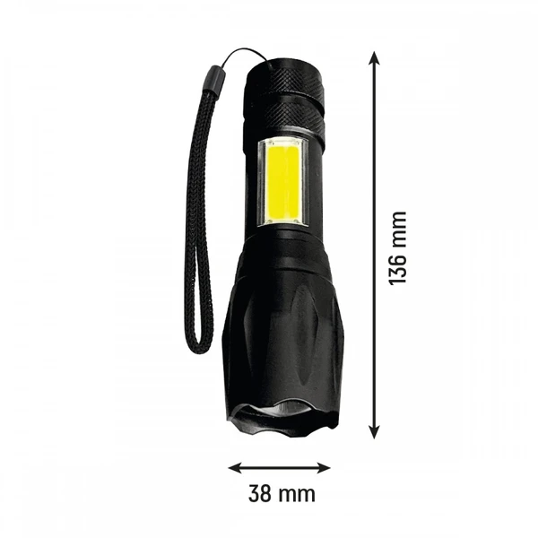 Ліхтар LED Lebron L-HL-10185 3W 15-15-25