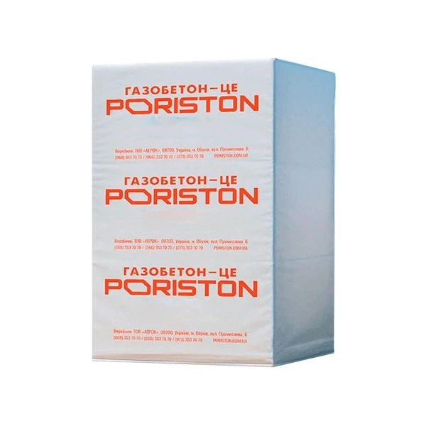 Газоблок Poriston D400 300х200х610мм (2,196м.куб.60шт)
