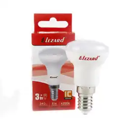 Лампа LED Lezard -R39-3W 4200К Е14 442-R39-1403