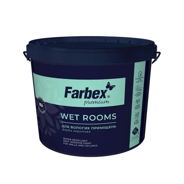 Фарба В/Е Farbex Wet Rooms 1,4кг
