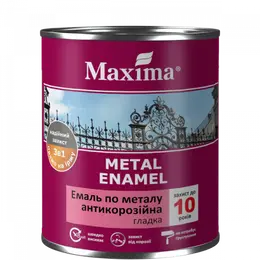 Емаль 3в1 Maxima глянцева темно-коричнева 2,5л