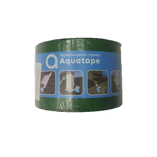Герметизуюча стрічка 100мм 3м AQUATAPE Green 62788