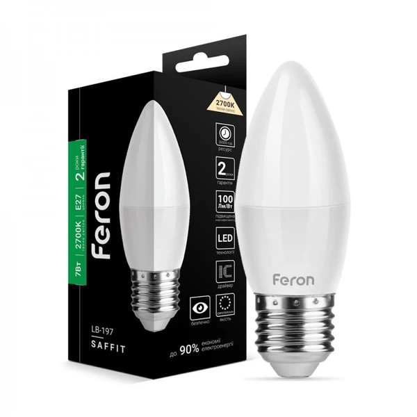 Лампа LED Feron LB-197 E27 7W 5553