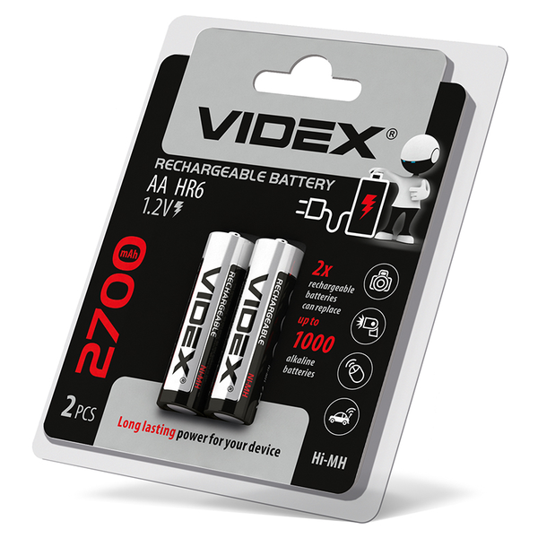 Акумулятор Videx HR6-2700-2DB 23342
