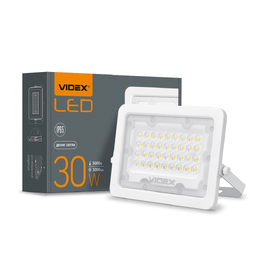 Прожектор LED Videx 30Вт білий 26330