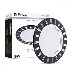Світильник точковий Feron AL779 5W чорний 4989