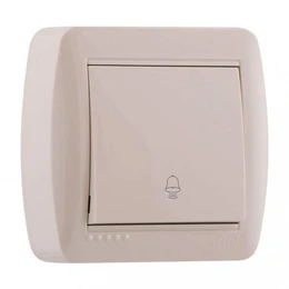 Кнопка дзвінка Lezard крем 711-0300-103