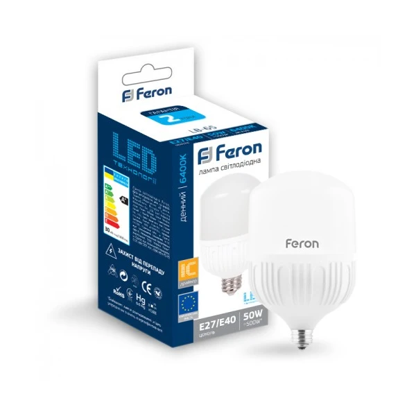 Лампа LED Feron LB-65 E27/E40 50W 6400К 5573