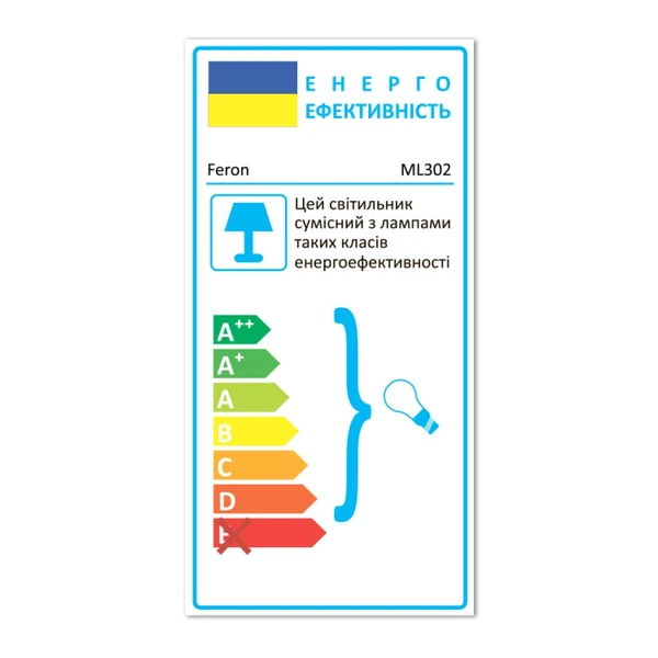 Світильник Feron ML302 білий