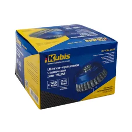 Щітка на КШМ Kubis чашка кручений дріт 125мм 07-06-2125