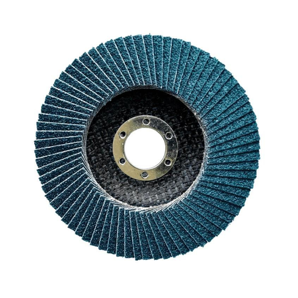 Круг пелюстковий торцевий конусний Kubis 125мм P120 Zirconia 07-00-3912