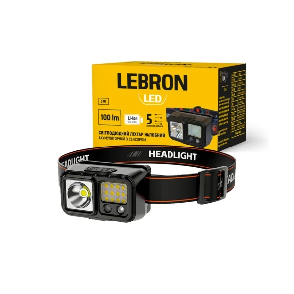 Ліхтар LED Lebron L-HL-11225 3W 15-15-60